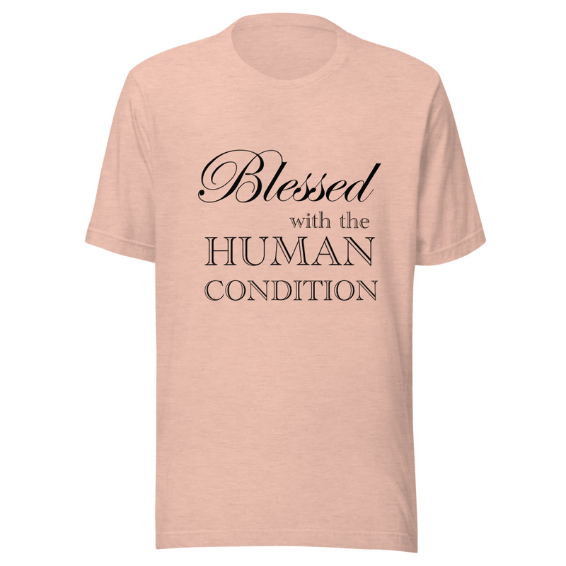 Blessed Unisex T-Shirt Black Letters – Image 10