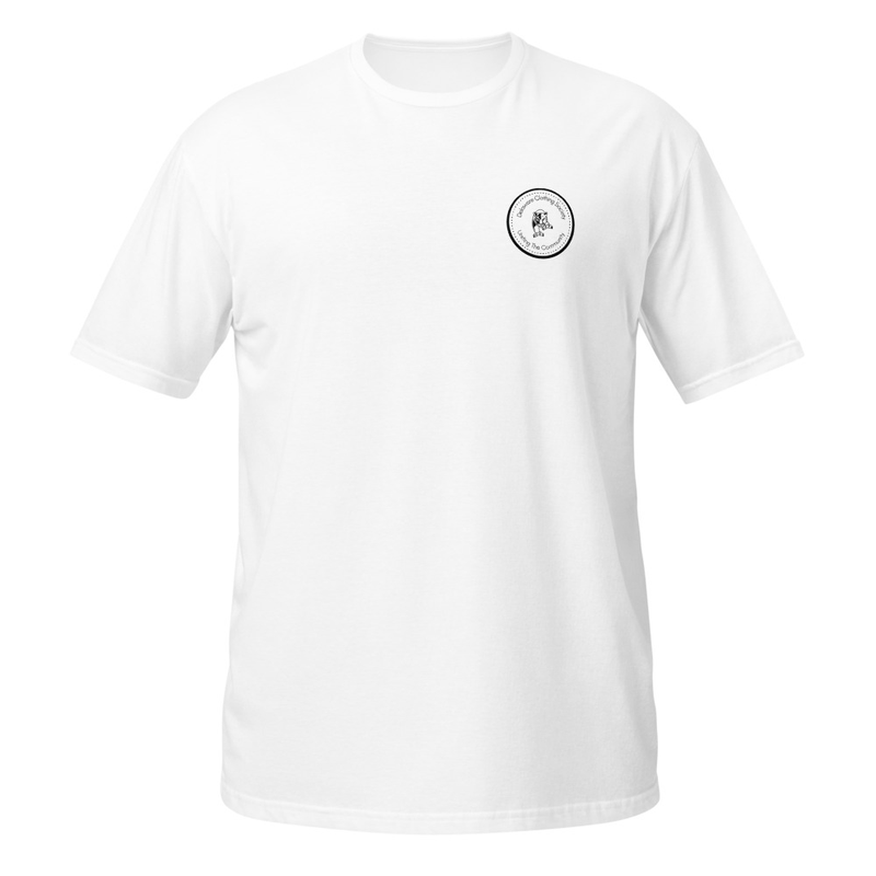DE Clothing Society - Short-Sleeve Unisex T-Shirt – S, White