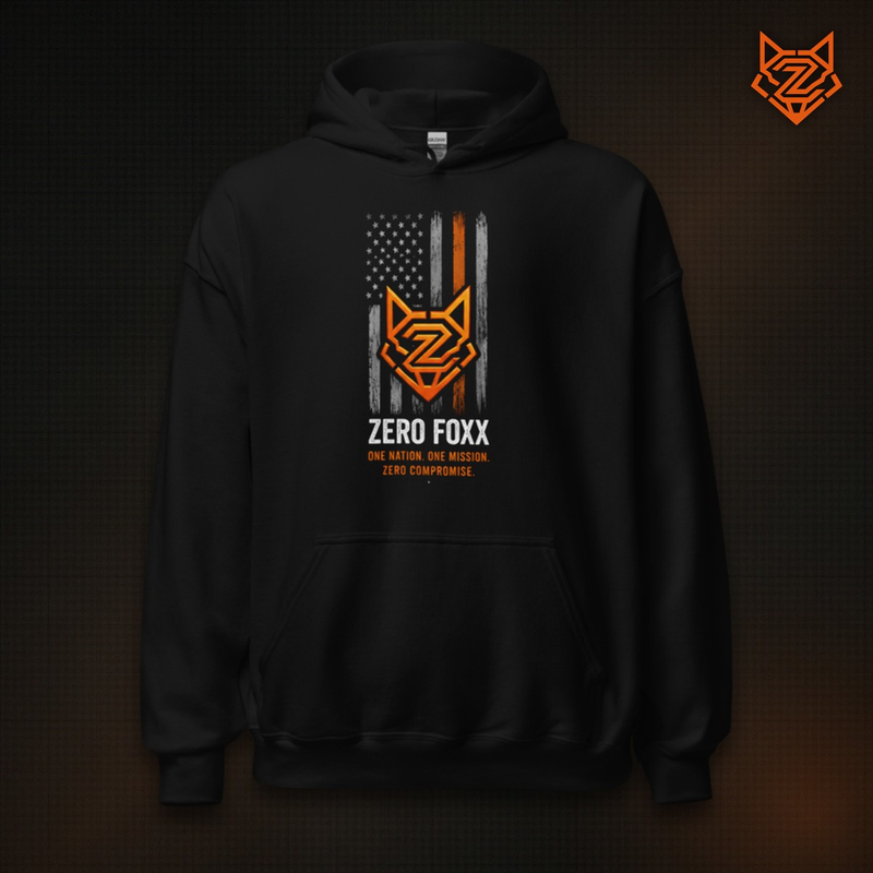 American Flag — One Nation. One Mission. | Hoodie — Front
