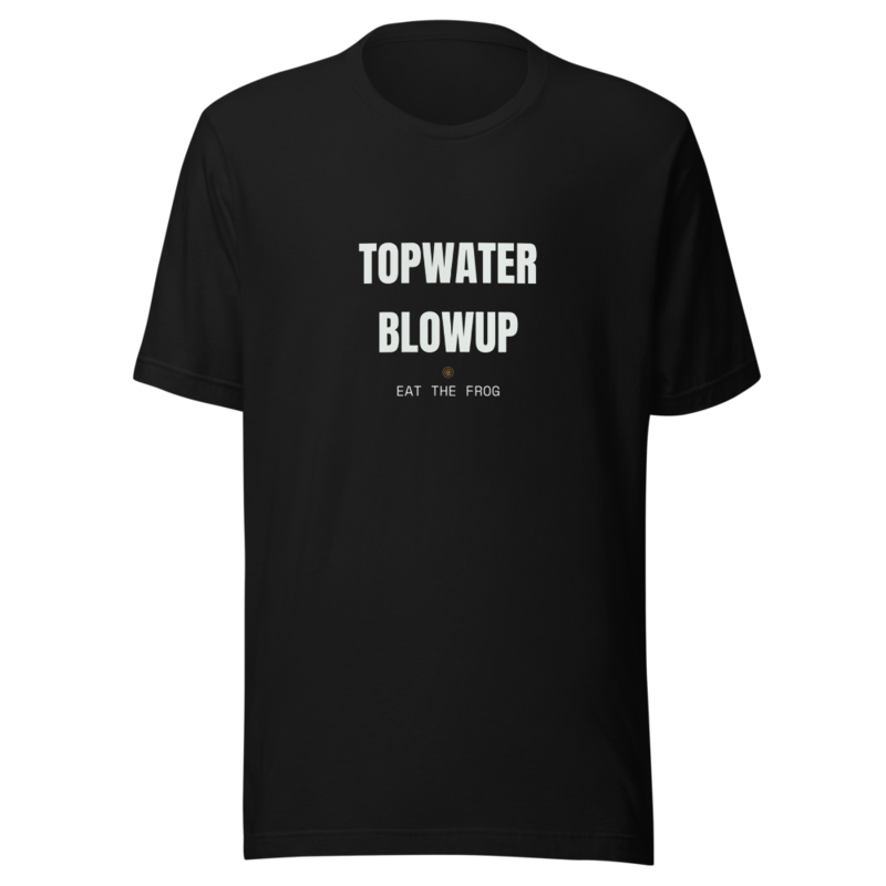TOPWATER BLOWUP Tee mockup