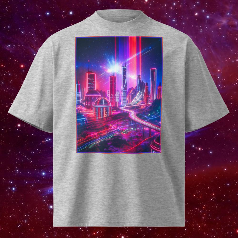 Space Rock Neon City - Space Rock Neon City / Heather Grey / S