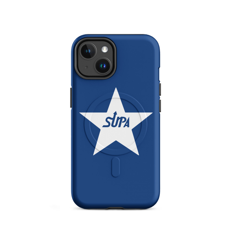 SUPA White Logo MagSafe® tough case for iPhone®