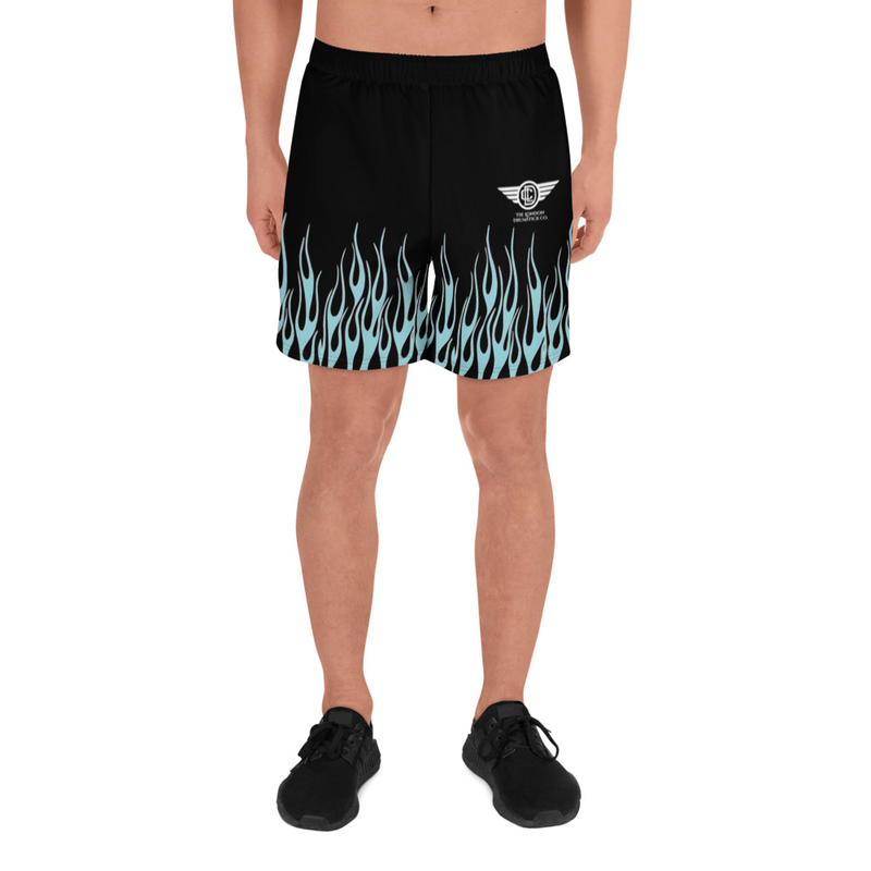 LDCo. Men's Recycled Drumming Shorts - Kick Master Flames