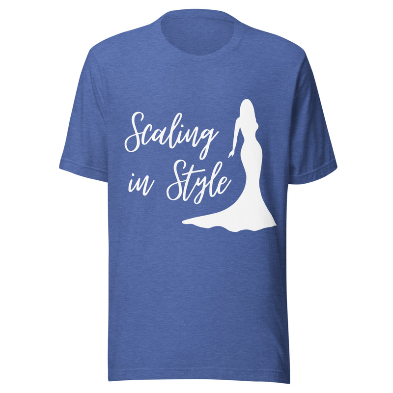 Scaling in Style - Midnight Tone – S, Heather True Royal