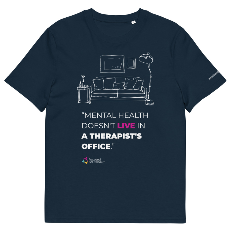 "Therapy Everywhere" Unisex Organic Cotton T-Shirt – Image 1