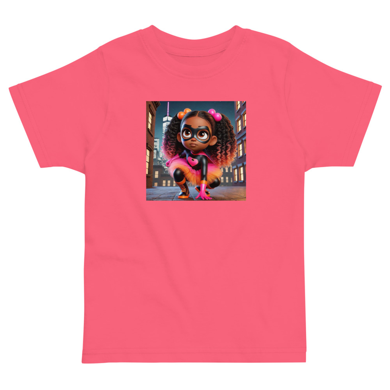 Toddler Mora city background jersey t-shirt