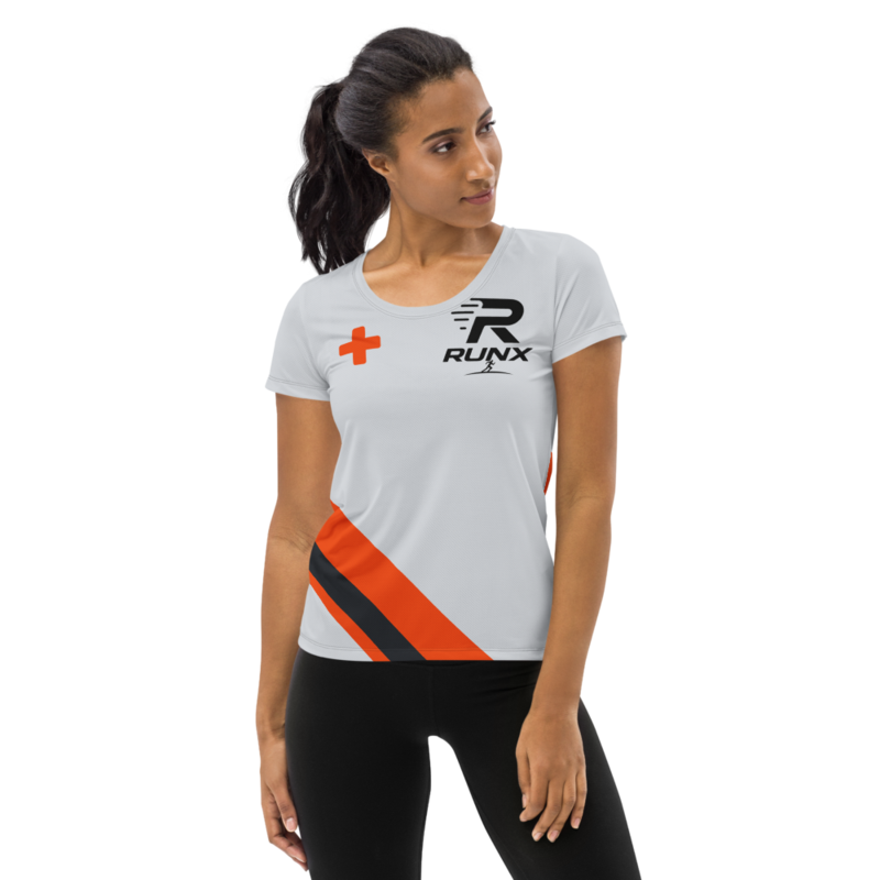 T-shirt technique RX-DN croix, femme
