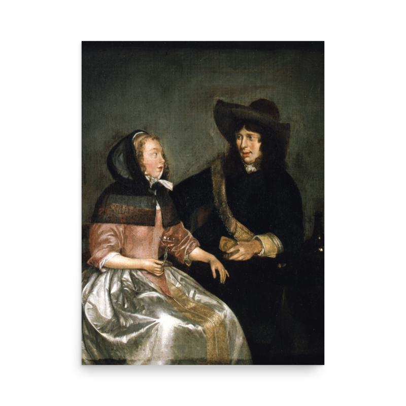 Young Couple Drinking Wine