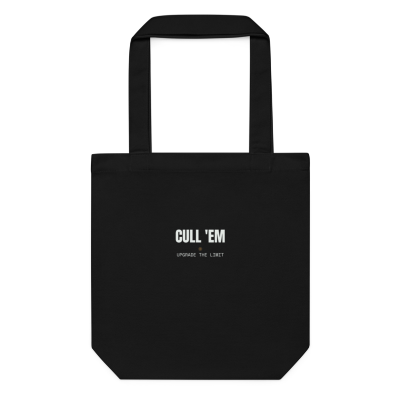CULL 'EM Tote mockup
