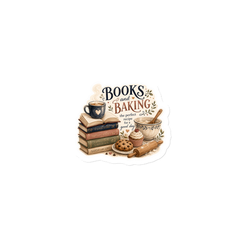 Books & Baking Magnet