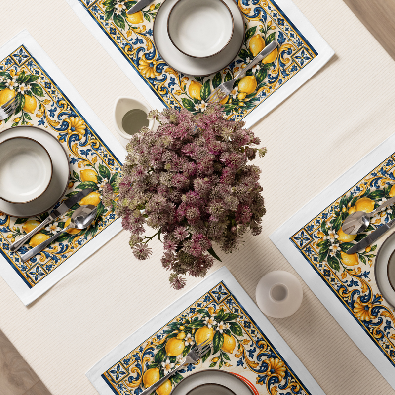 Chef Luigi's Signature Placemat Set of 4
