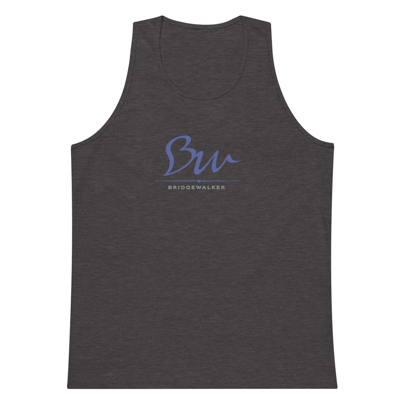 BridgeWalker Unisex Premium Tank Top - Own Asphalt Edition – 3XL, Charcoal Heather
