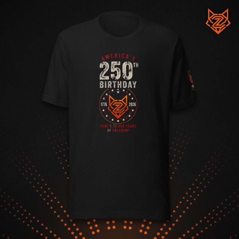 America's 250th — Here's to 250 Years | Tee — Front
