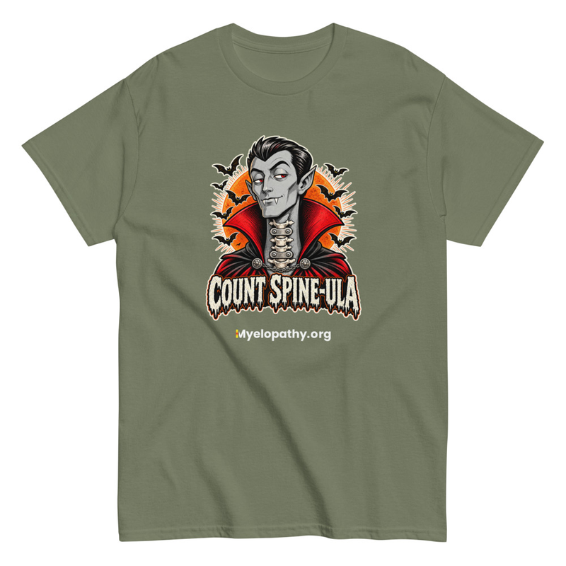 Count Spine-Ula Unisex T – XL, Military Green
