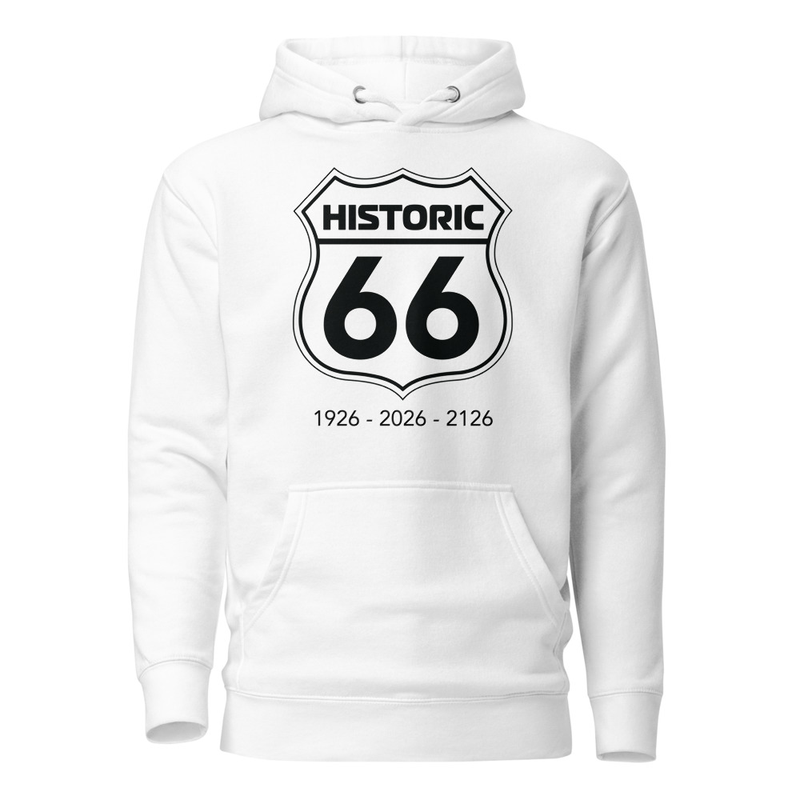 Historic66 White V1 Hoodie Unisex