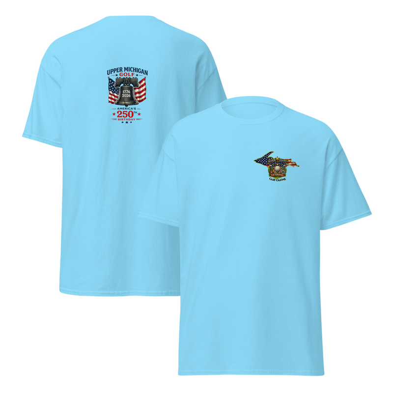 Alger Country Veteran's Golf Outing Logo #2 Unisex classic tee