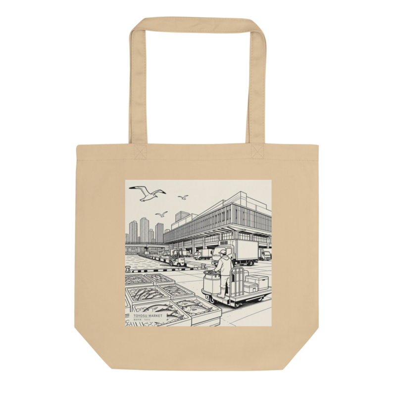 Toyosu Market tote bag