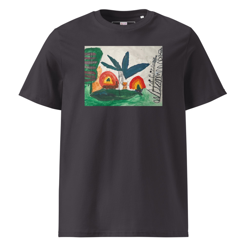 The Jungle - Unisex Organic Cotton Tee – XL, Anthracite