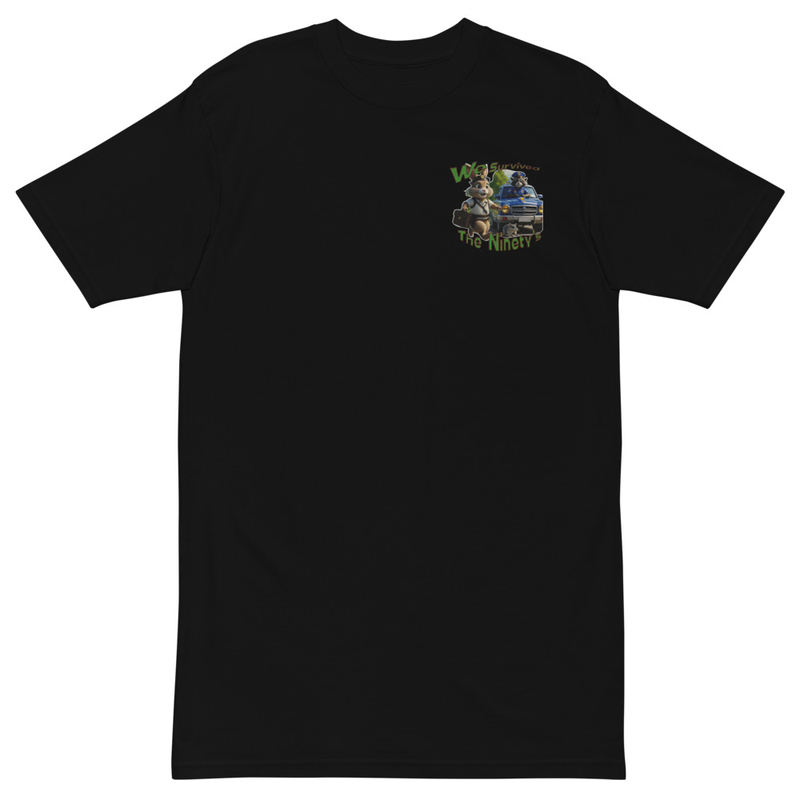 We Survived the Ninety's Men’s premium heavyweight tee