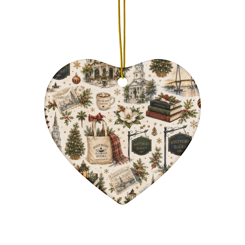 Whitmore Books Ceramic ornament – Heart