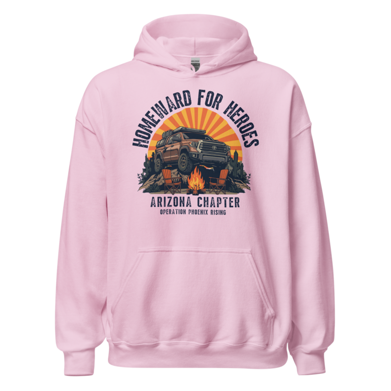 Arizona Chapter Unisex Hoodie – S, Light Pink