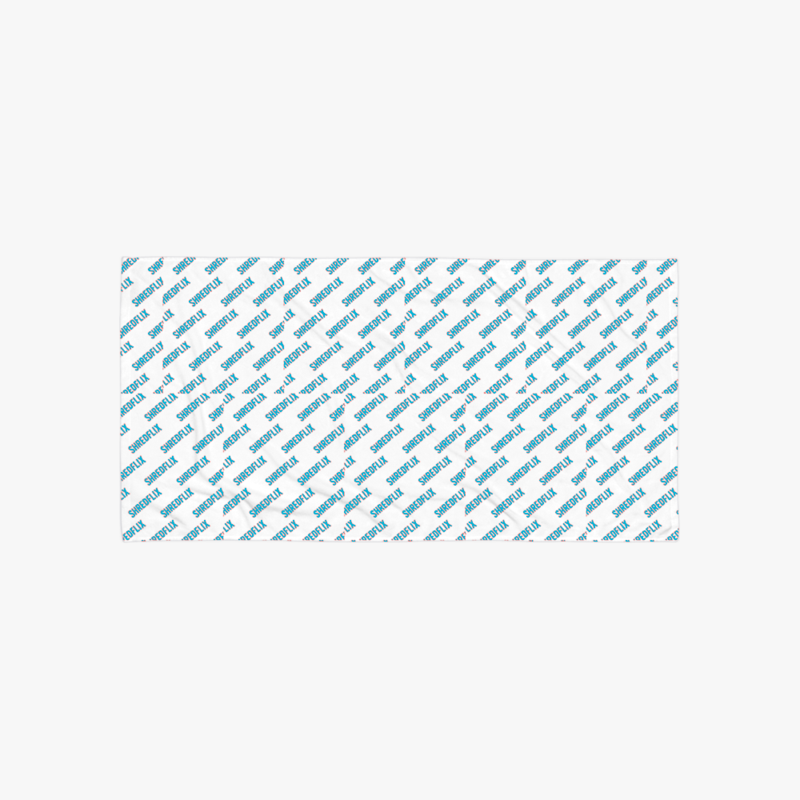 Shredflix Surf Logo Beach Towel