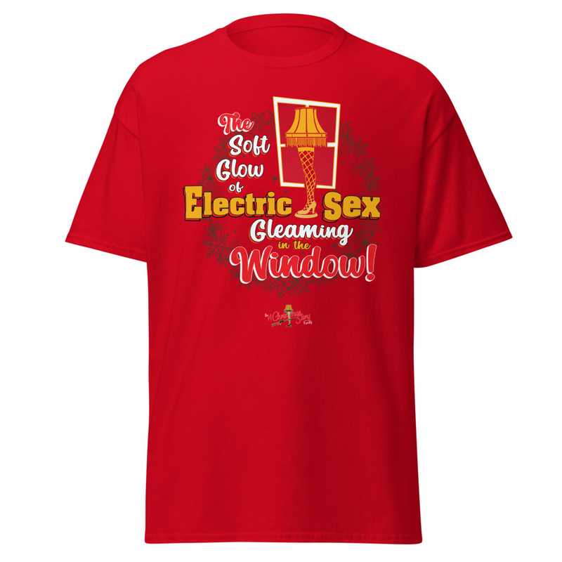 "Electric Sex"! T-Shirt" A Christmas Story Family Limited Edition – XL, Red