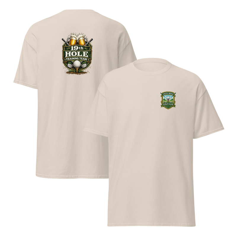 19th Hole Training Team (Woman's) Unisex classic tee – S, Natural