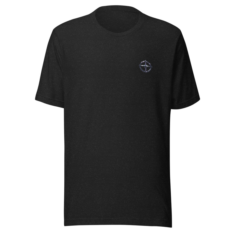 Vale Crest Tee — Black Heather / XS