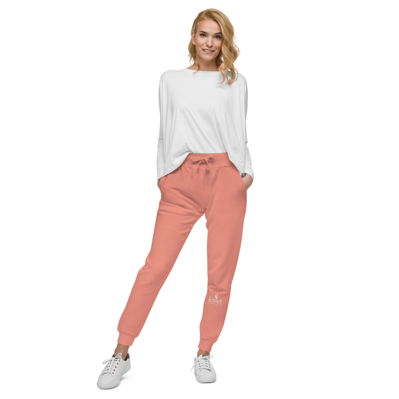 Unisex fleece sweatpants – XL, Dusty Rose