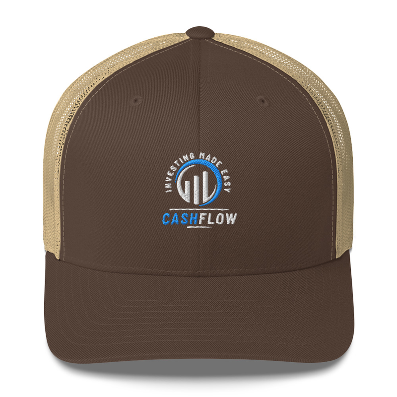 Cashflow Investing Inc Hat v.1 – One size, Brown/ Khaki