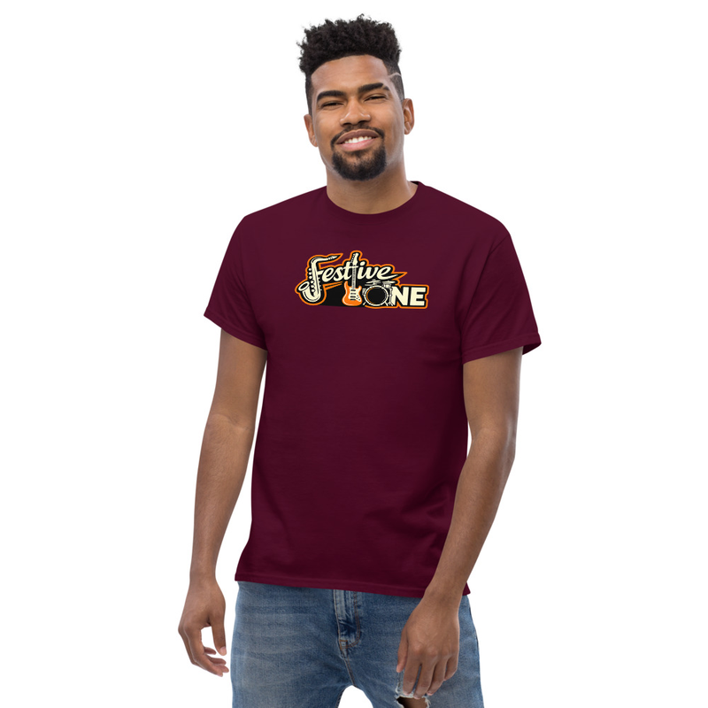 Men's Festive One Logo T-Shirt (Dark)