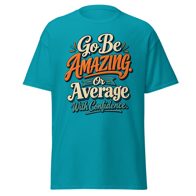 Be Amazing - Unisex classic tee – 2XL, Tropical Blue