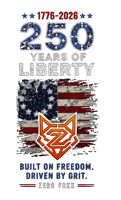 America's 250th — Built on Freedom, Driven by Grit | Tee — Front Print