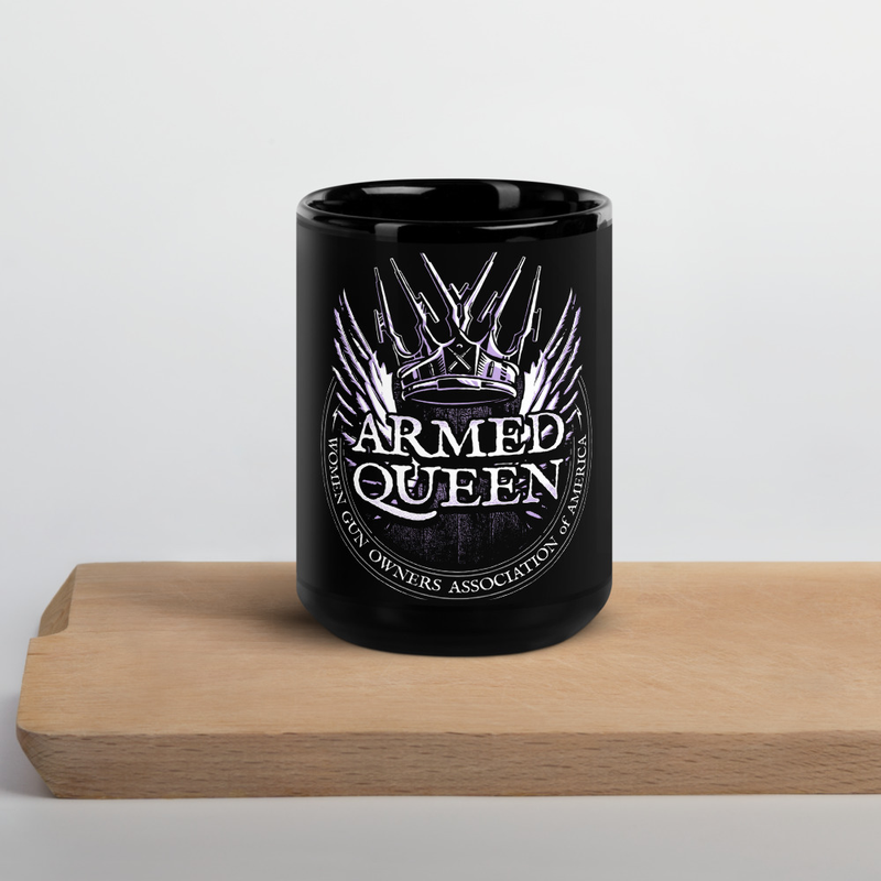 A.Q. Black Glossy Mug