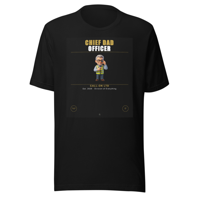 CDO Dark Tee — Chief Dad Officer