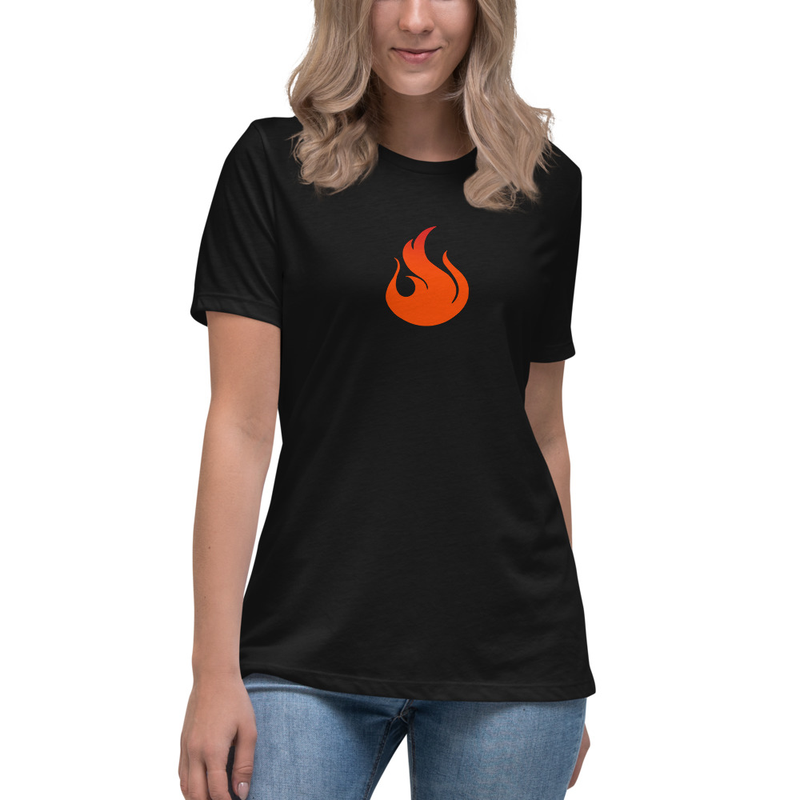 Women's Relaxed Flame Logo T-Shirt