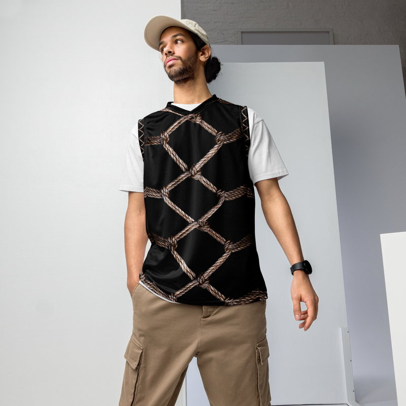 "Knot Hoops" Diamond Rope Basketball Jersey