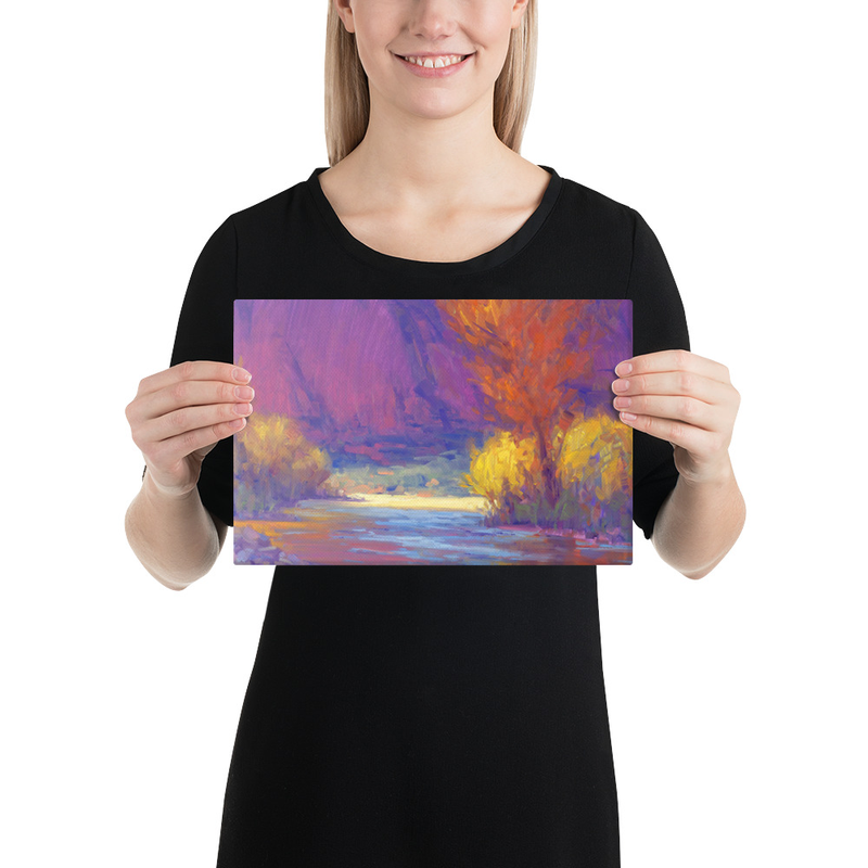 Autumn Riot - Fine Art Canvas Print – Image 2