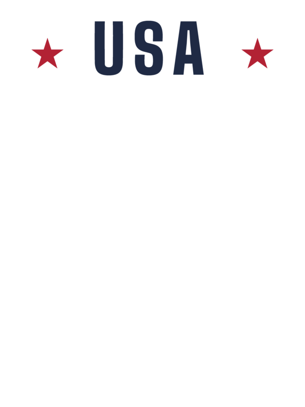 USA star tee — Size: XL, Color: Heather Red