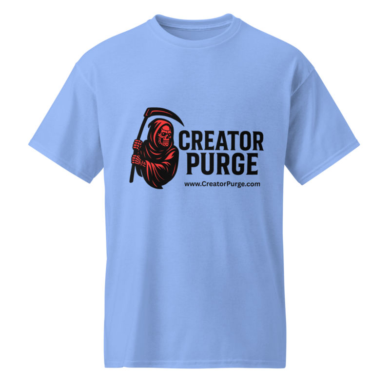 Creator Purge Logo DryBlend® T-Shirt in Carolina Blue
