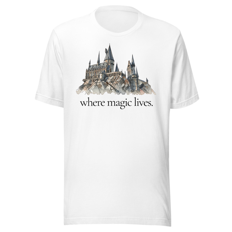 Where Magic Lives Tee – 3XL, White