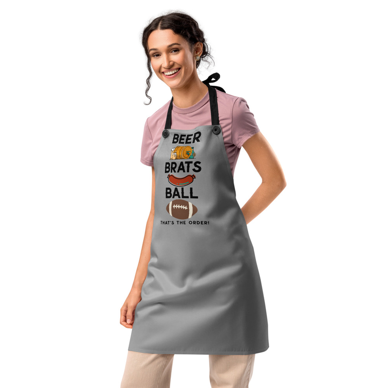 Beer, Brats, Ball, Apron