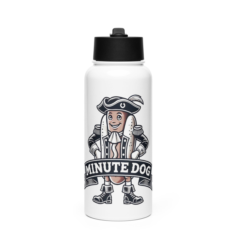Minute Dog Straw-Lid Water Bottle