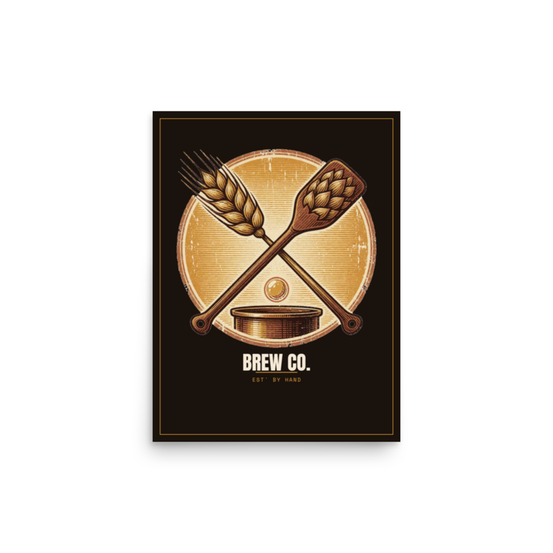 Brew Co Poster mockup