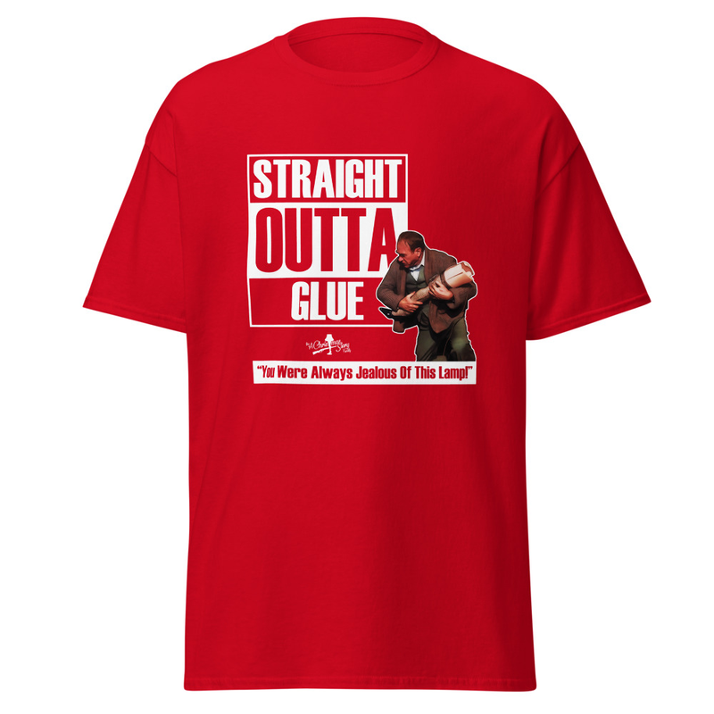 "Straight Outta Glue" Christmas Story Custom – Classic Tee"Straight Outta Glue" Christmas Story Family Custom Limited Edition T-Shirt – L, Red