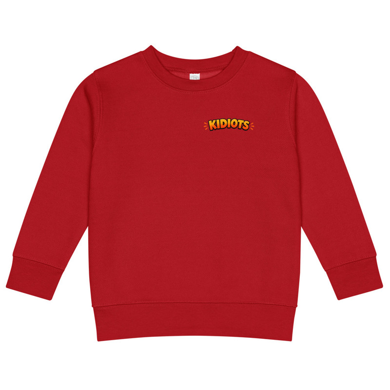 KIDIOTS Sweatshirt – 7, Red