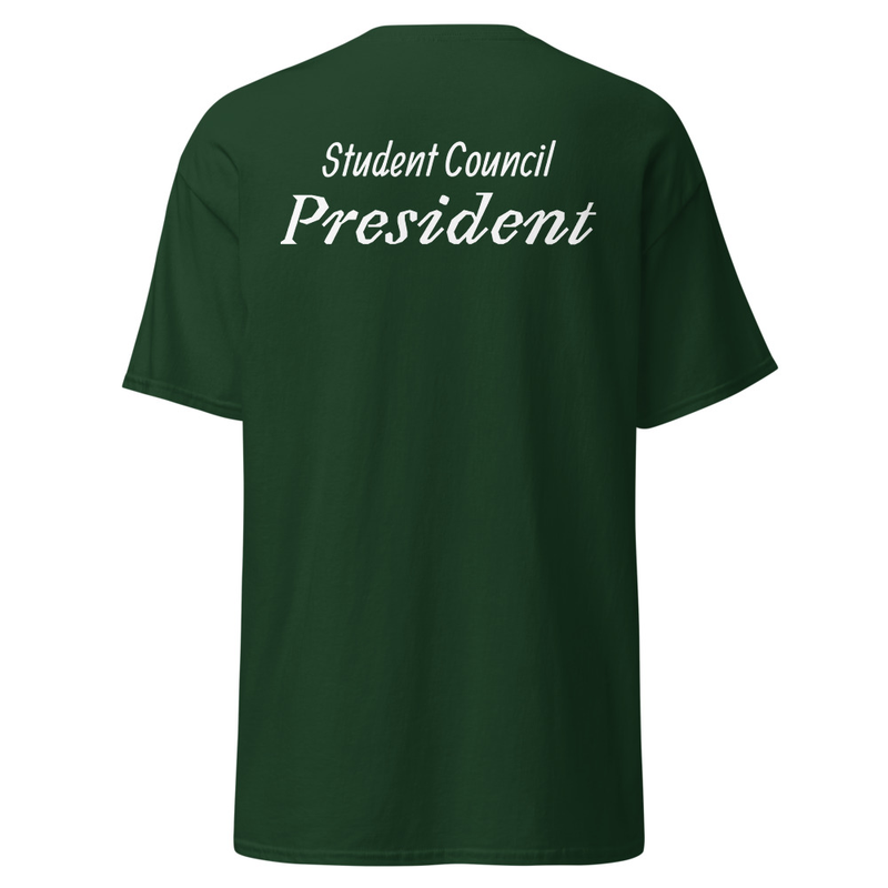 Ivy Council- Student Council President Forest Green T-Shirt