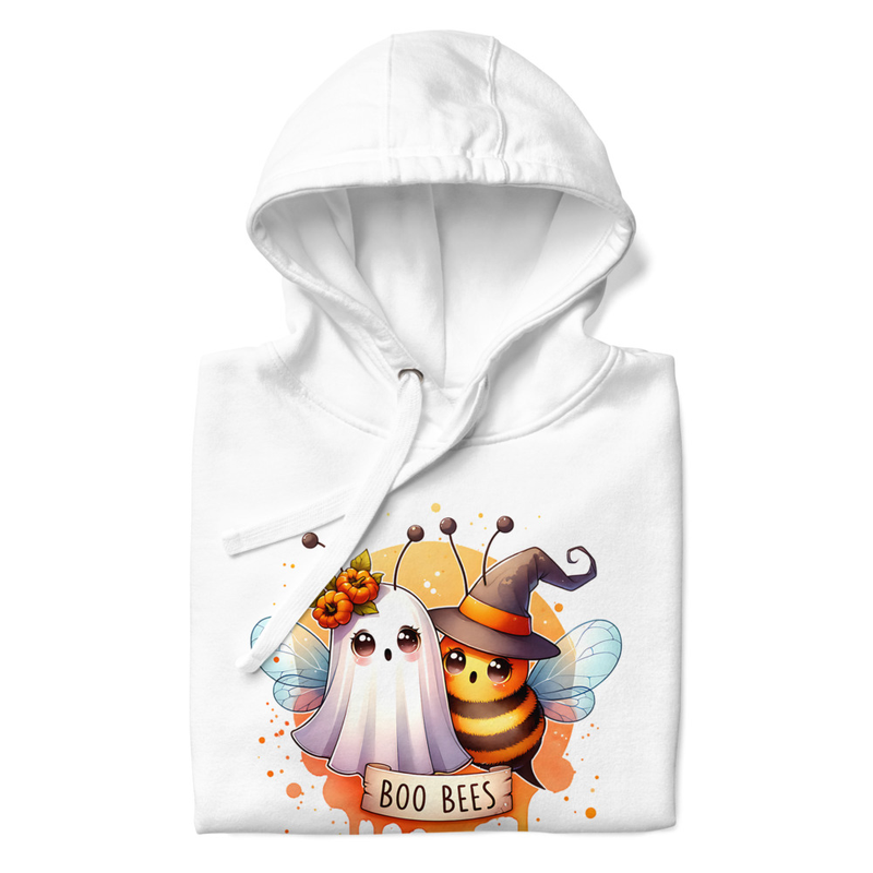 Halloween Boo Bees Shirt Design, Cute Ghost and Witch Bee Autumn Graphic – view 4