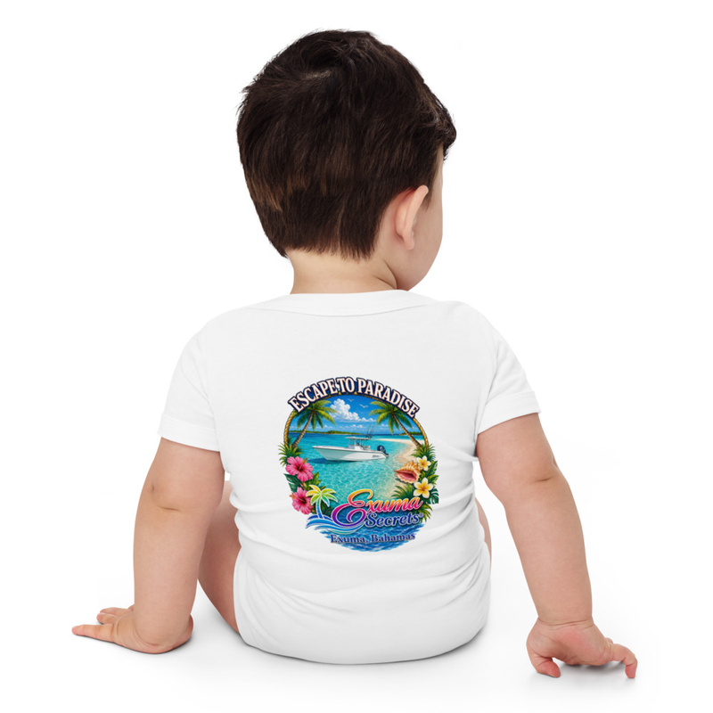 Escape to Paradise Baby short sleeve one piece